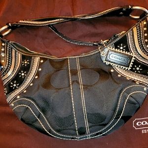 Coach Signature Soho Stich Sm Hobo Bag